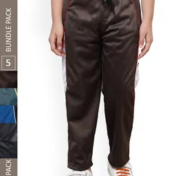 IndiWeaves Boys Pack Of 5 Track Pants-image-4