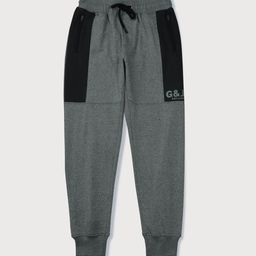 Gini and Jony Boys Colorblocked Cotton Joggers-picture-13