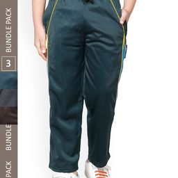 IndiWeaves Boys Pack Of 3 Mid Rise Track Pants-image-54