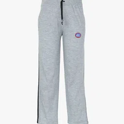 VIMAL JONNEY Unisex Kids Grey Solid Cotton Track Pants-image-97