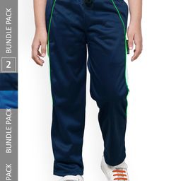IndiWeaves Boys Pack Of 2 Mid-Rise Track Pants-image-60