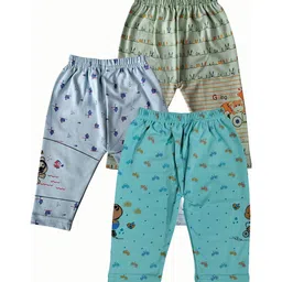 Zoom Minimondo Infants Kids Pack Of 3 Printed Cotton Track Pants-image-76
