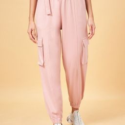 Ajile by Pantaloons Women Pure Cotton Mid-Rise Sports Jogger-picture-12