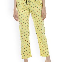 IndiWeaves Women Printed Pure Cotton Lounge Pants-image-4