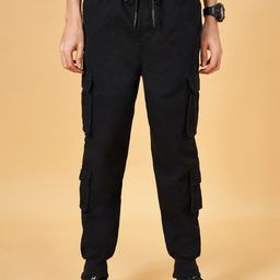 Street 808 by Pantaloons Men Pure Cotton Cargo Joggers-image-51