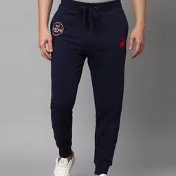 Beverly Hills Polo Club Men Mid-Rise Pure Cotton Joggers-image-81