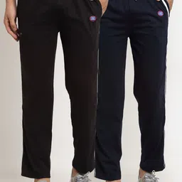 VIMAL JONNEY Men Pack Of 2 Solid Track Pants-image-88