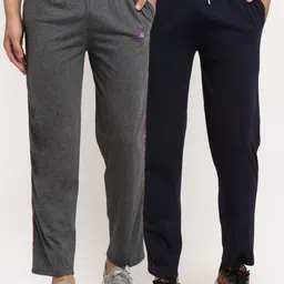 VIMAL JONNEY Men Pack Of 2 Solid Track Pants-image-14