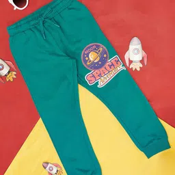 Pantaloons Junior Boys Typography Printed Regular Fit Pure Cotton Joggers-image-66