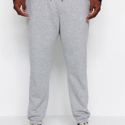 Trendyol Plus Size Men Cotton Mid-Rise Joggers-image-29
