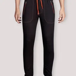 Zoiro Men Mid-Rise Relaxed Fit Dry Fit Technology Cotton Track Pants-image-51