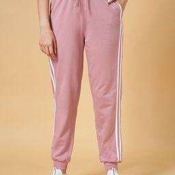 Ajile by Pantaloons Women Relaxed-Fit Cotton Joggers-picture-5