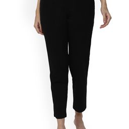 DYCA Women Black Solid Lounge Pants-image-36
