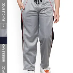 IndiWeaves Boys Pack Of 2 Track Pants-image-0