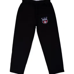 SWEET ANGEL Boys Black Solid Cotton Track Pant-picture-17