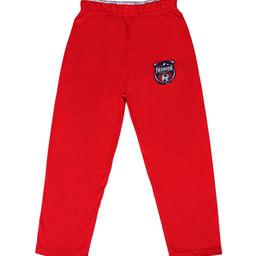 SWEET ANGEL Boys Red Solid Pure Cotton Relaxed-Fit Track Pants-image-61