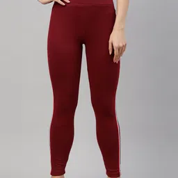 GOLDSTROMS Women Maroon Solid Track Pants-picture-40