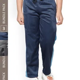 IndiWeaves Boys Pack Of 3 Mid-Rise Track Pants-image-70