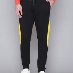 Antony Morato Men Black & Grey Cotton Slim-Fit Joggers-picture-46