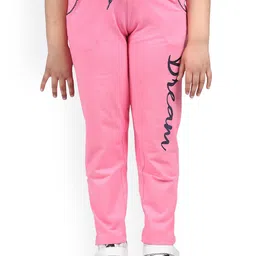 3PIN Girls Typography Printed Cotton Track Pants-image-42