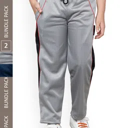 IndiWeaves Boys Pack Of 2 Mid-Rise Track Pants-image-61