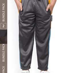 IndiWeaves Boys Pack Of 2 Mid-Rise Track Pants-image-32