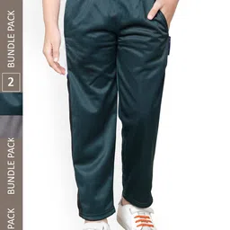 IndiWeaves Boys Pack Of 2 Colourblocked Track Pants-image-28