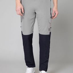 TURNFIT Men Colourblocked Mid Rise Track Pants-picture-13