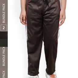 IndiWeaves Boys Pack Of 2 Mid-Rise Track Pants-image-59