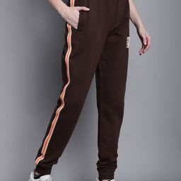 DOOR74 Women Mid-Rise with Side Tape Cotton Joggers-picture-31