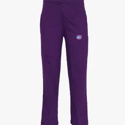 VIMAL JONNEY Unisex Kids Purple Solid Cotton Track Pants-image-95