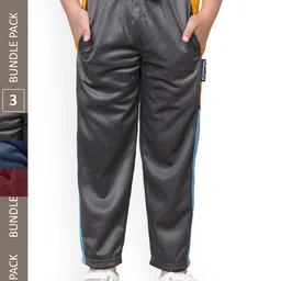 IndiWeaves Boys Pack Of 3 Mid-Rise Track Pants-image-51