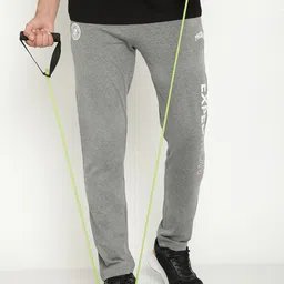 Octave Men Typography Printed Cotton Track Pants-image-87