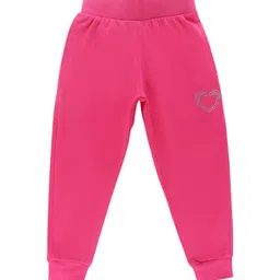 DYCA Girls Pink Solid Cotton Regular Fit Joggers-image-14