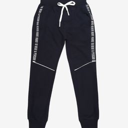 Alan Jones Boys Typography Printed Regular Fit Joggers-image-82