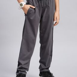 Monte Carlo Boys Solid Mid Rise Track Pants-image-100