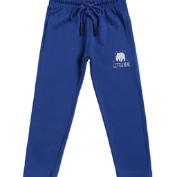 DYCA Boys Blue Solid Regular Fit Cotton Track Pants-picture-23