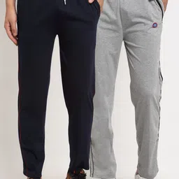 VIMAL JONNEY Men Pack Of 2 Solid Track Pants-image-25