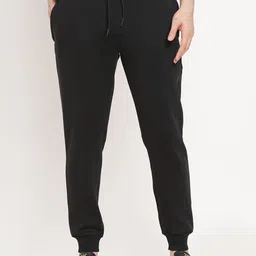 Sweet Dreams Men Black Solid Joggers-image-55