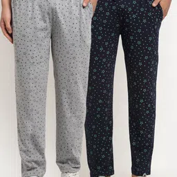 VIMAL JONNEY Men Pack Of 2 Printed Track Pants-picture-14