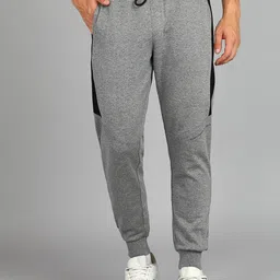 Alan Jones Men Side Panel Detail Slim Fit Joggers-image-66