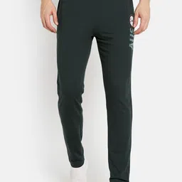 Octave Men Green Solid Cotton Track Pants-picture-20