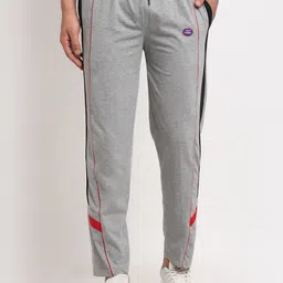 VIMAL JONNEY Men Grey Solid Track Pants-image-89