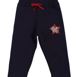 Bodycare Kids Infant Boys Navy Blue Solid Cotton Track Pants-image-59