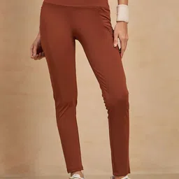 COLOR CAPITAL Women Pack of 217_rust_XS Skin Fit Antimicrobial Tights-picture-13