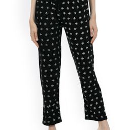 IndiWeaves Women Pure Cotton Printed Lounge Pants-image-38