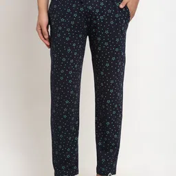 VIMAL JONNEY Men Navy Blue Printed Regular Fit Track Pants-image-58