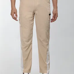 CHKOKKO Men Side Panel Sports Track Pants-image-87