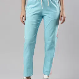 Femmora Women Cotton Mid Rise Track Pant-image-5