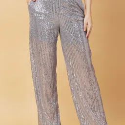 Being Human Women Embellished Regular Fit Trouser-image-126